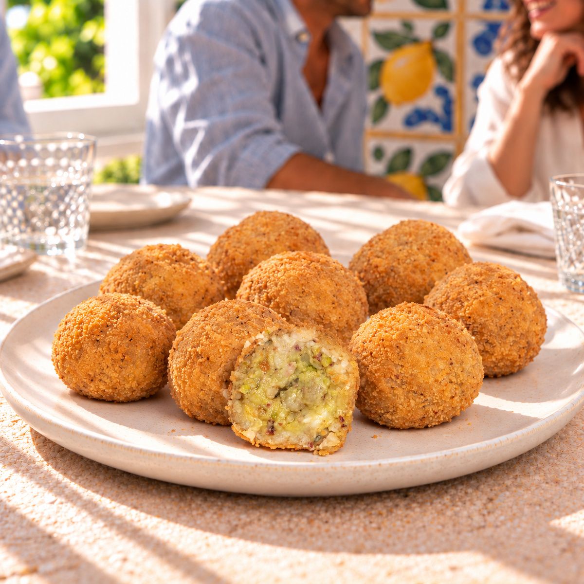 Siculini Arancini Pistacchio e Speck - SicilyAddict
