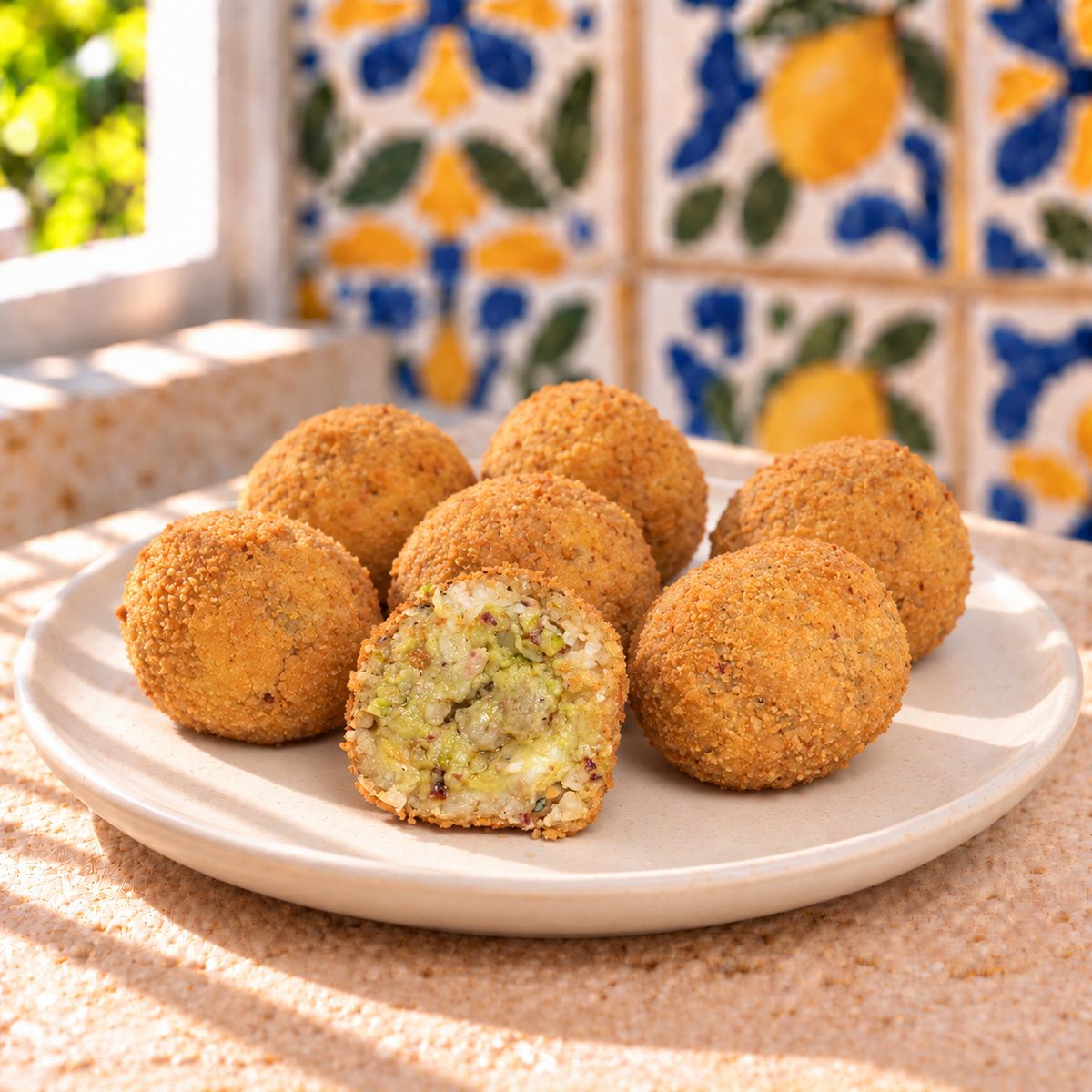 Siculini Arancini Pistacchio e Speck - SicilyAddict