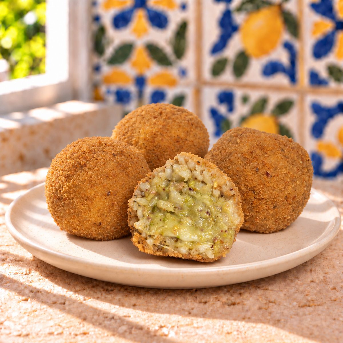 Siculini Arancini Pistacchio e Speck - SicilyAddict