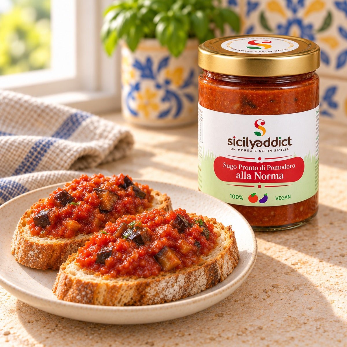 Sugo pronto alla Norma 300g - SicilyAddict