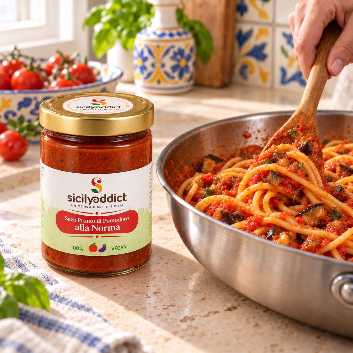 Sugo pronto alla Norma 300g - SicilyAddict