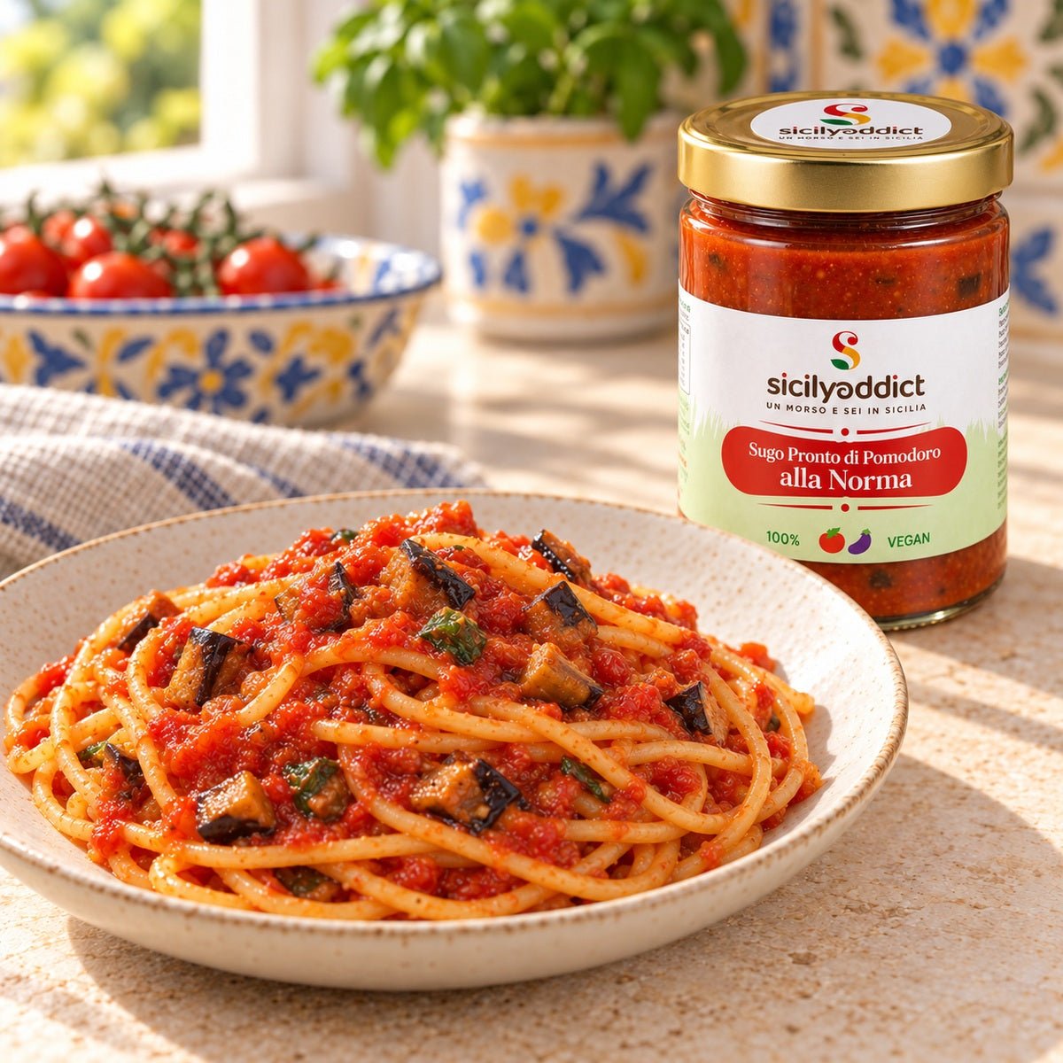 Sugo pronto alla Norma 300g - SicilyAddict