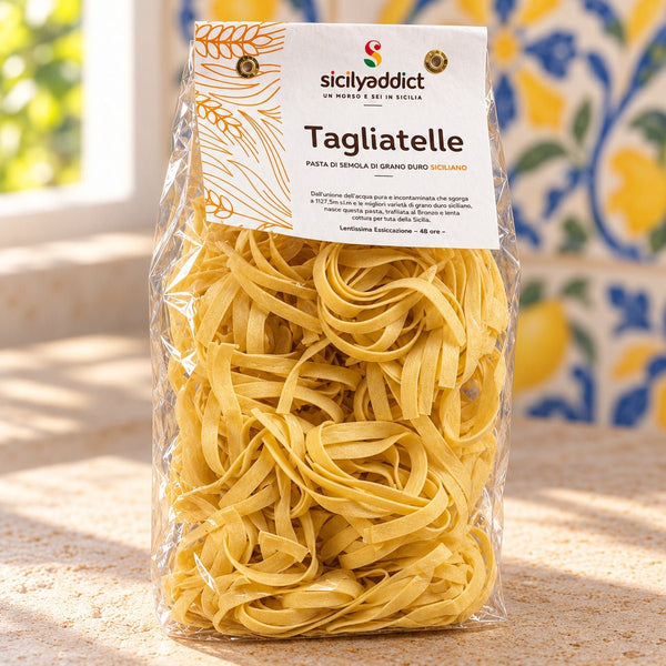 Tagliatelle Artigianali grano 100% siciliano 500g - SicilyAddict