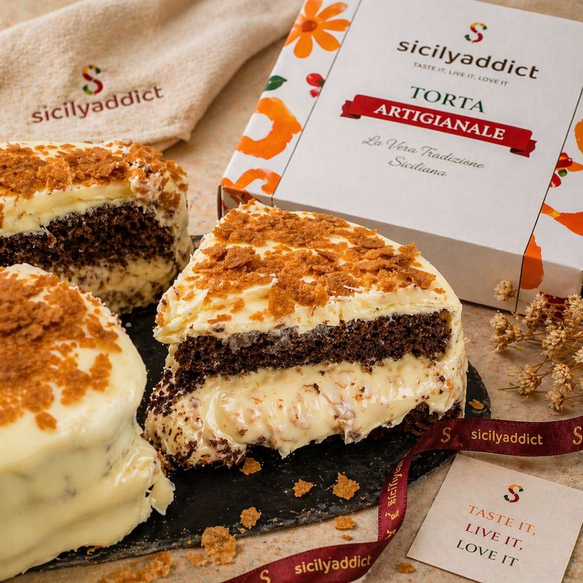 Torta ai cereali e cioccolato Ciokocereali 600g - SicilyAddict