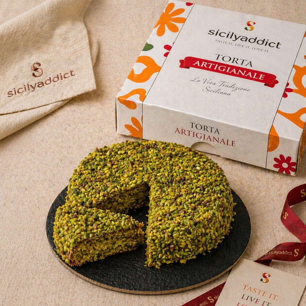 Torta al pistacchio 600g - SicilyAddict