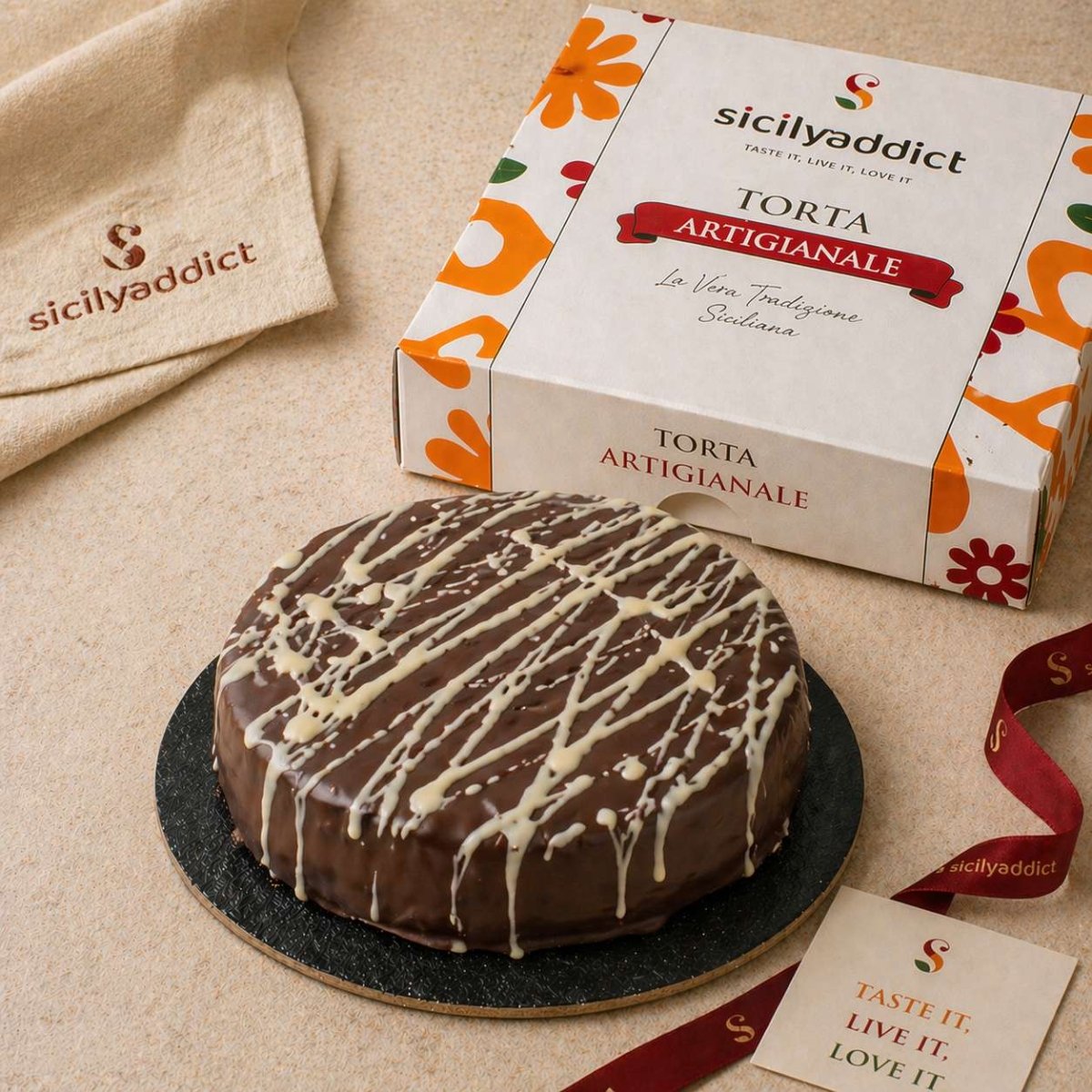 Torta con crema di nocciole Ciokobueno 600g - SicilyAddict