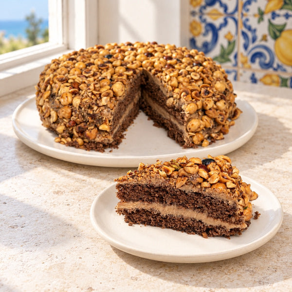 Torta di nocciole 600g - SicilyAddict
