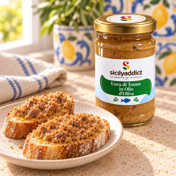 Uova di Tonno in olio d'oliva 190g - SicilyAddict