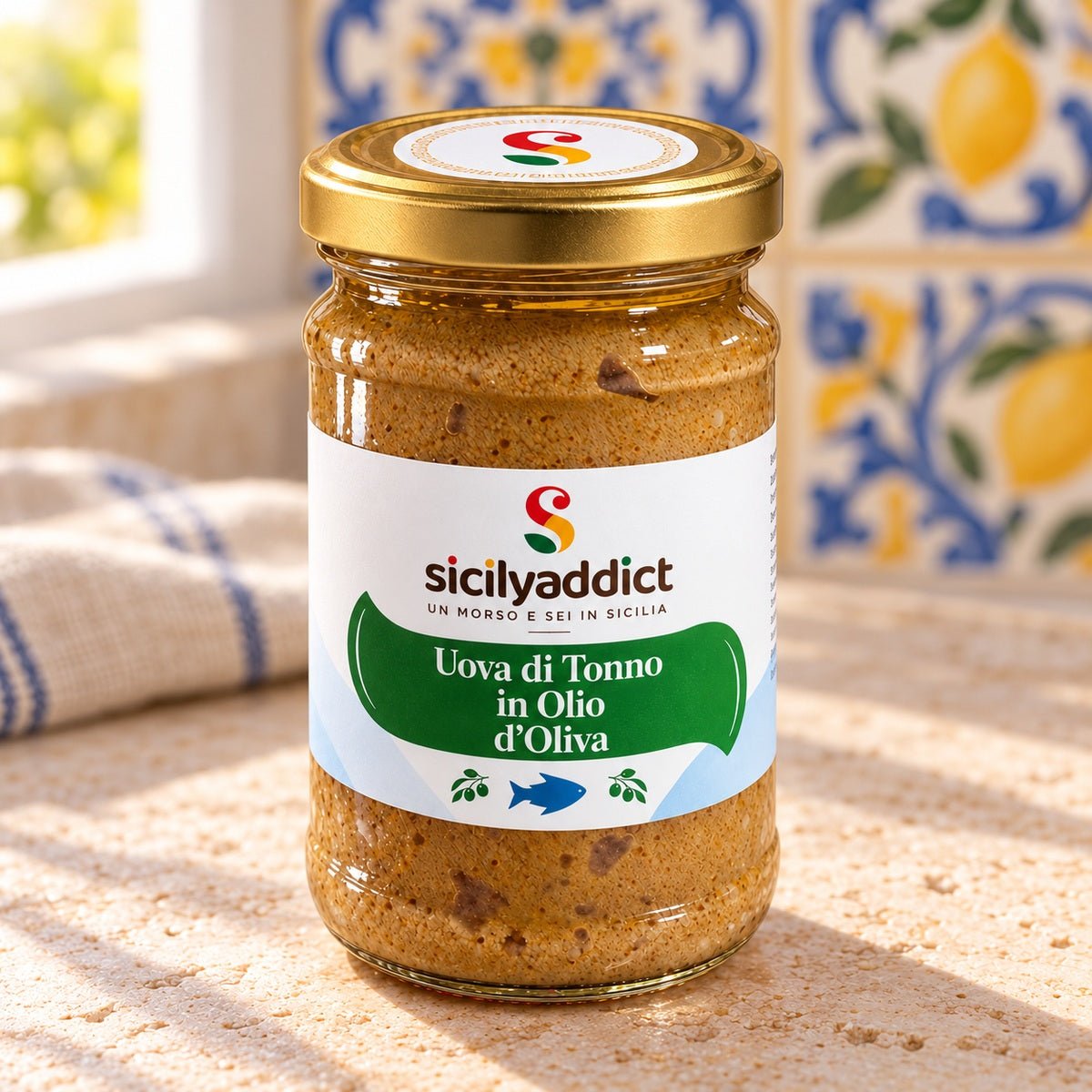 Uova di Tonno in olio d'oliva 190g - SicilyAddict