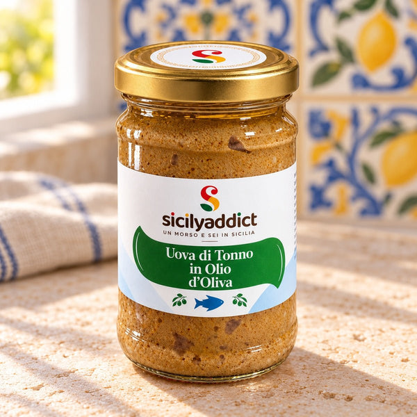 Uova di Tonno in olio d'oliva 190g - SicilyAddict