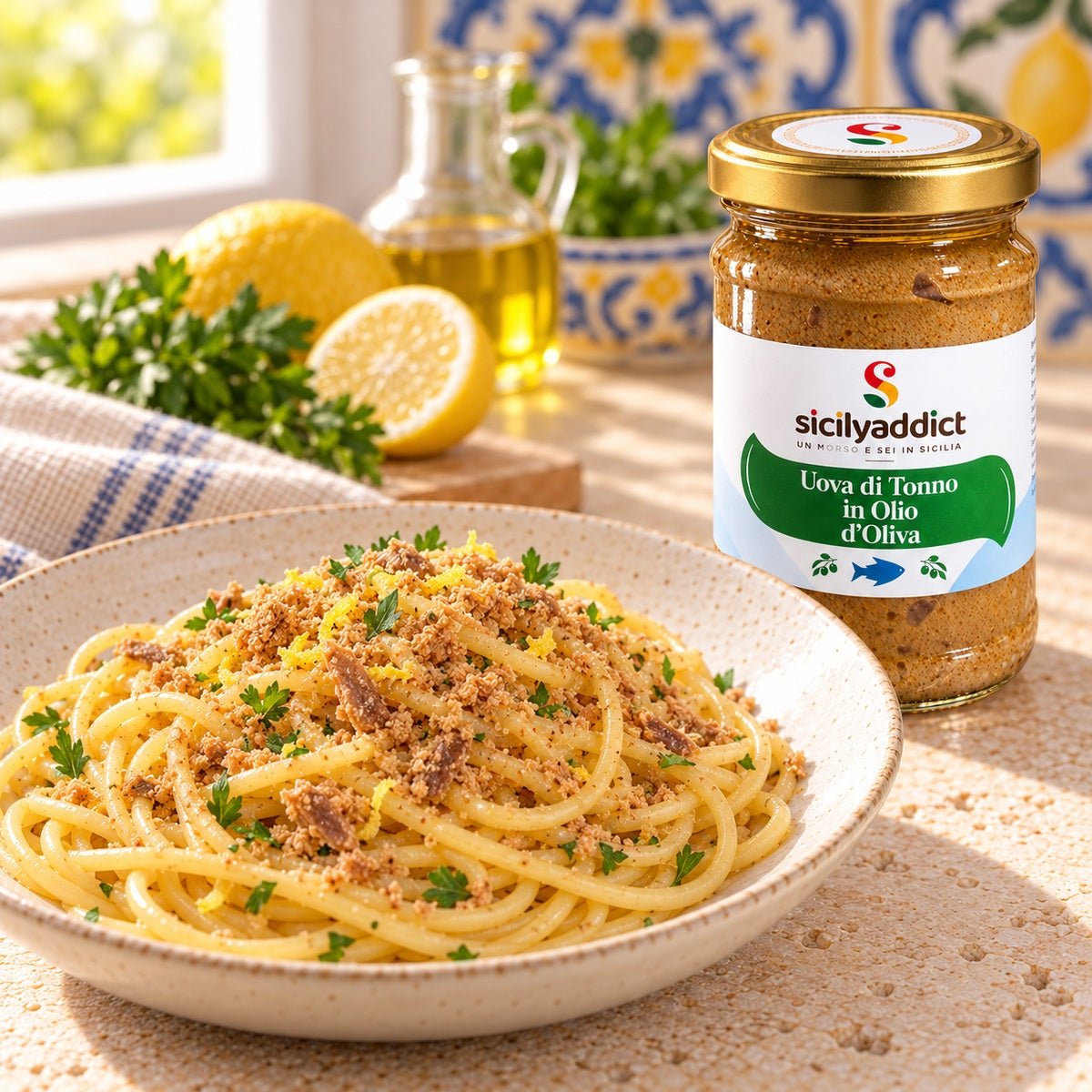 Uova di Tonno in olio d'oliva 190g - SicilyAddict
