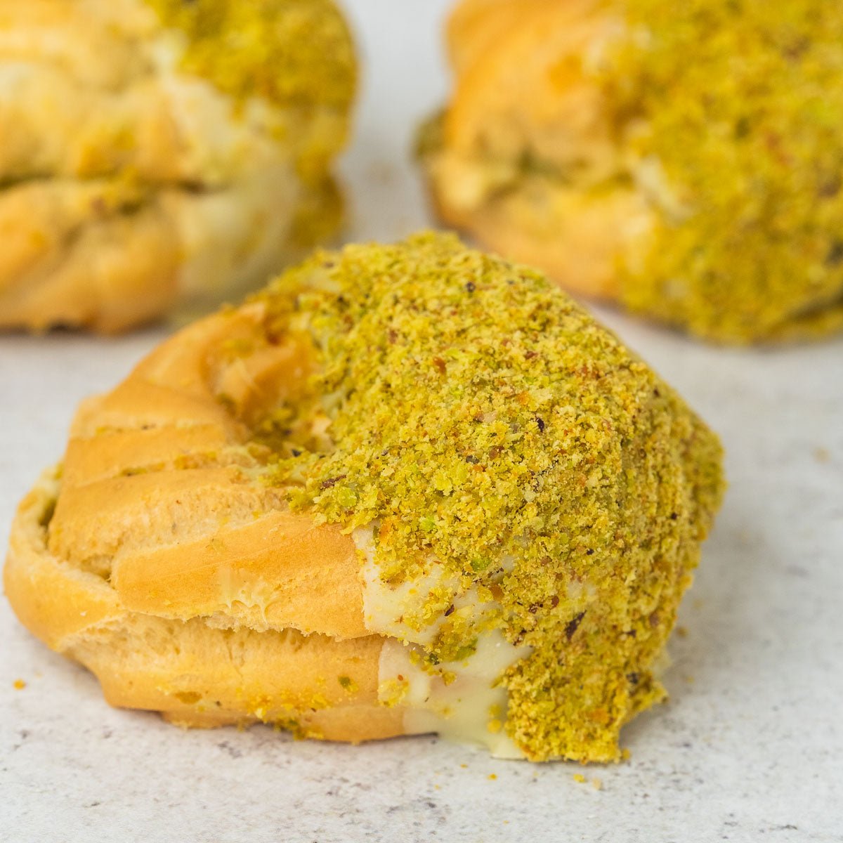 Zeppole al forno con pistacchio 400g - 4 pezzi - SicilyAddict