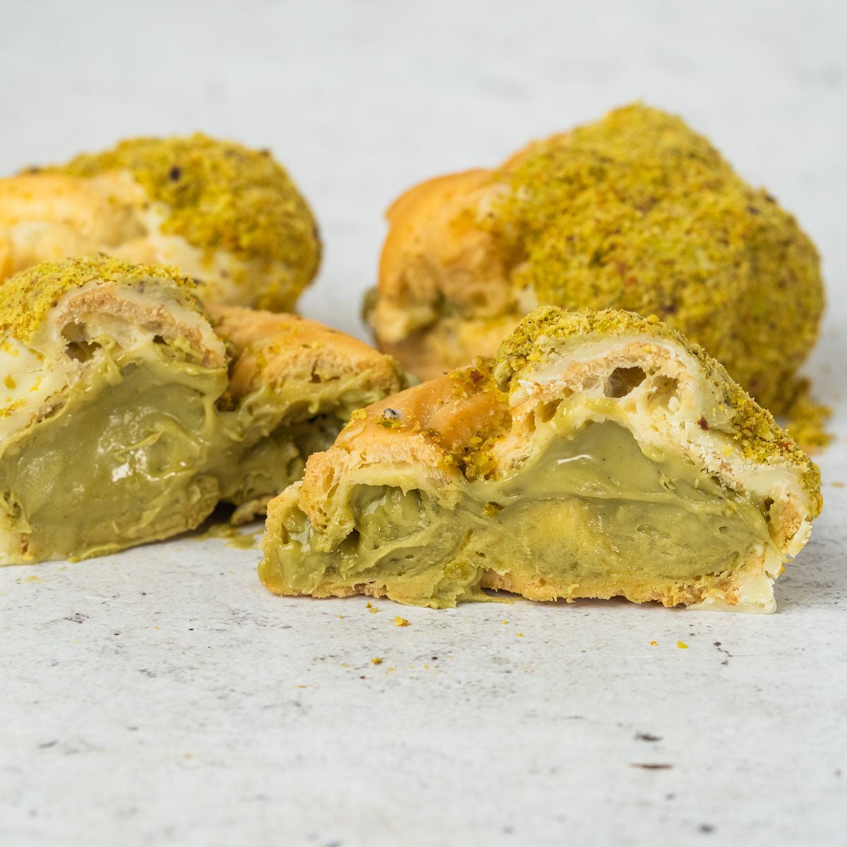 Zeppole al forno con pistacchio 400g - 4 pezzi - SicilyAddict