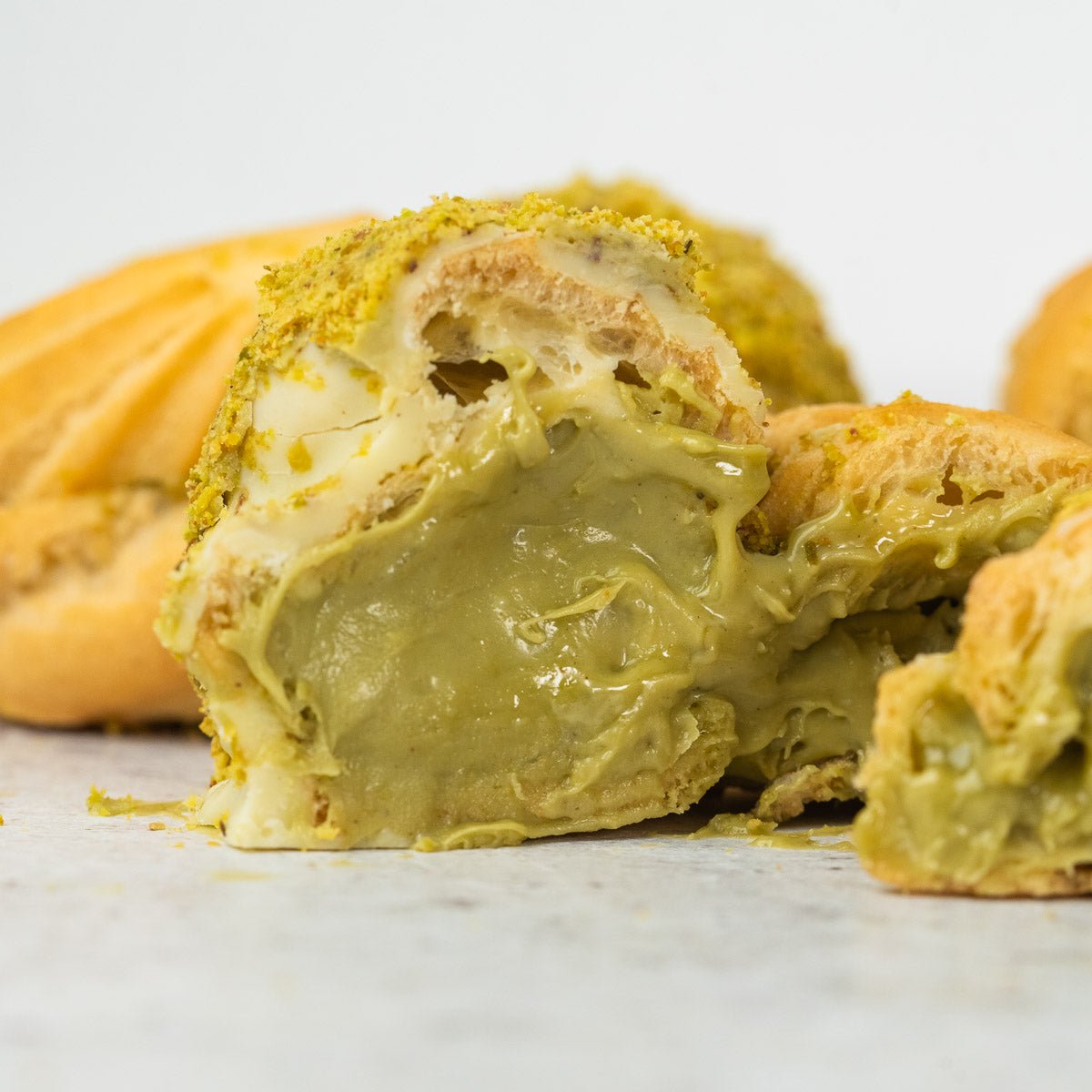 Zeppole al forno con pistacchio 400g - 4 pezzi - SicilyAddict