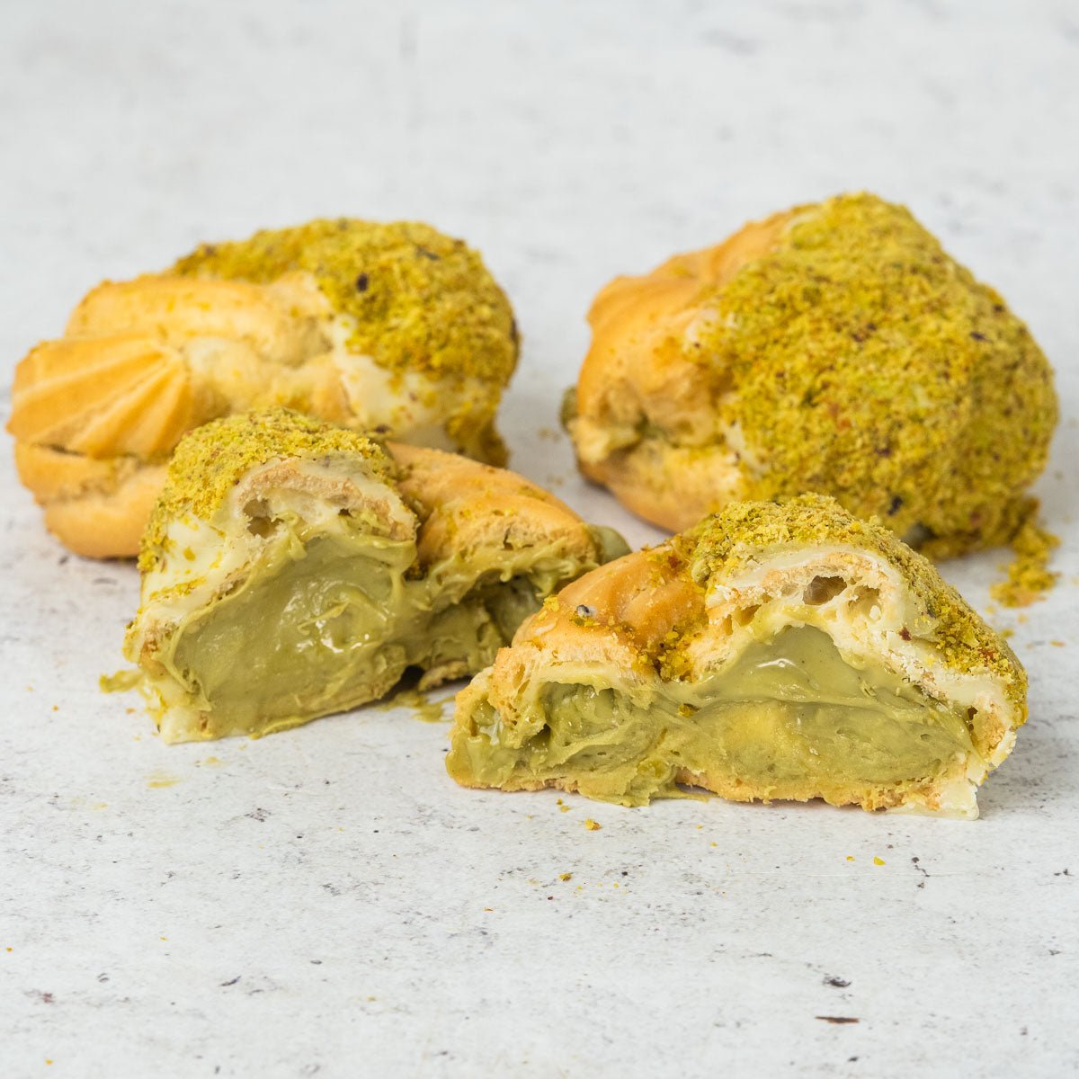 Zeppole al forno con pistacchio 400g - 4 pezzi - SicilyAddict