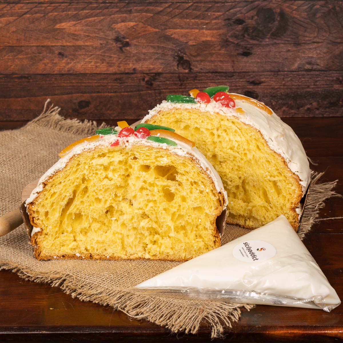 Pancassata 1,2 Kg con extrafarcitura di Ricotta Fresca in sac a poche