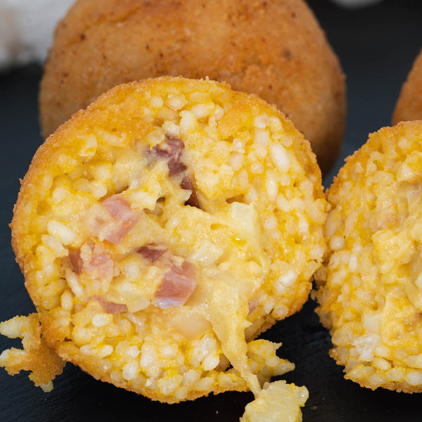 Arancini alla zucca con provola e speck - SicilyAddict