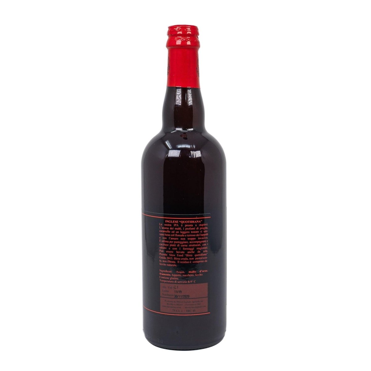 Birra artigianale siciliana Rubra 75 cl - SicilyAddict