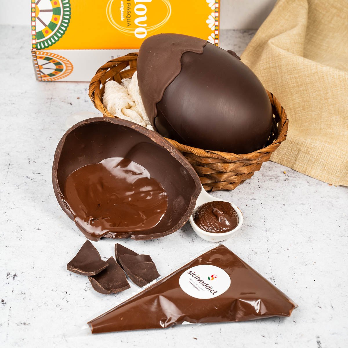 Box prodotti di Pasqua Ciokodark - SicilyAddict
