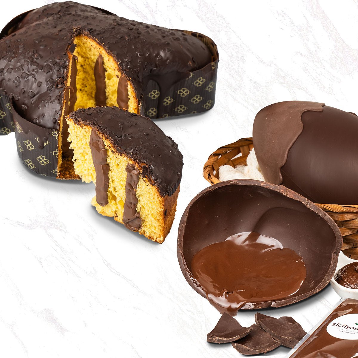 Box prodotti di Pasqua Ciokodark - SicilyAddict