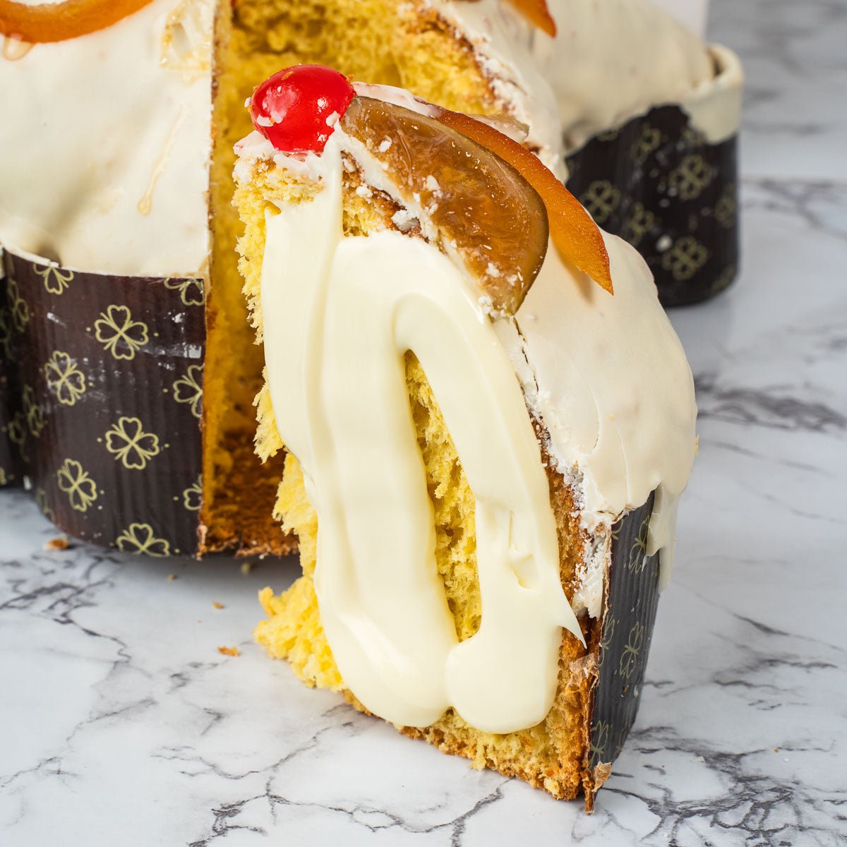 Colomba artigianale alla cassata siciliana 1Kg + sac a poche di ricotta 500g - SicilyAddict