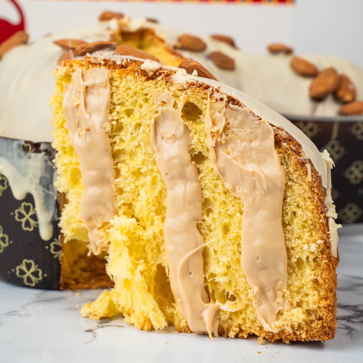 Colomba artigianale farcita alla mandorla 1,1kg - SicilyAddict