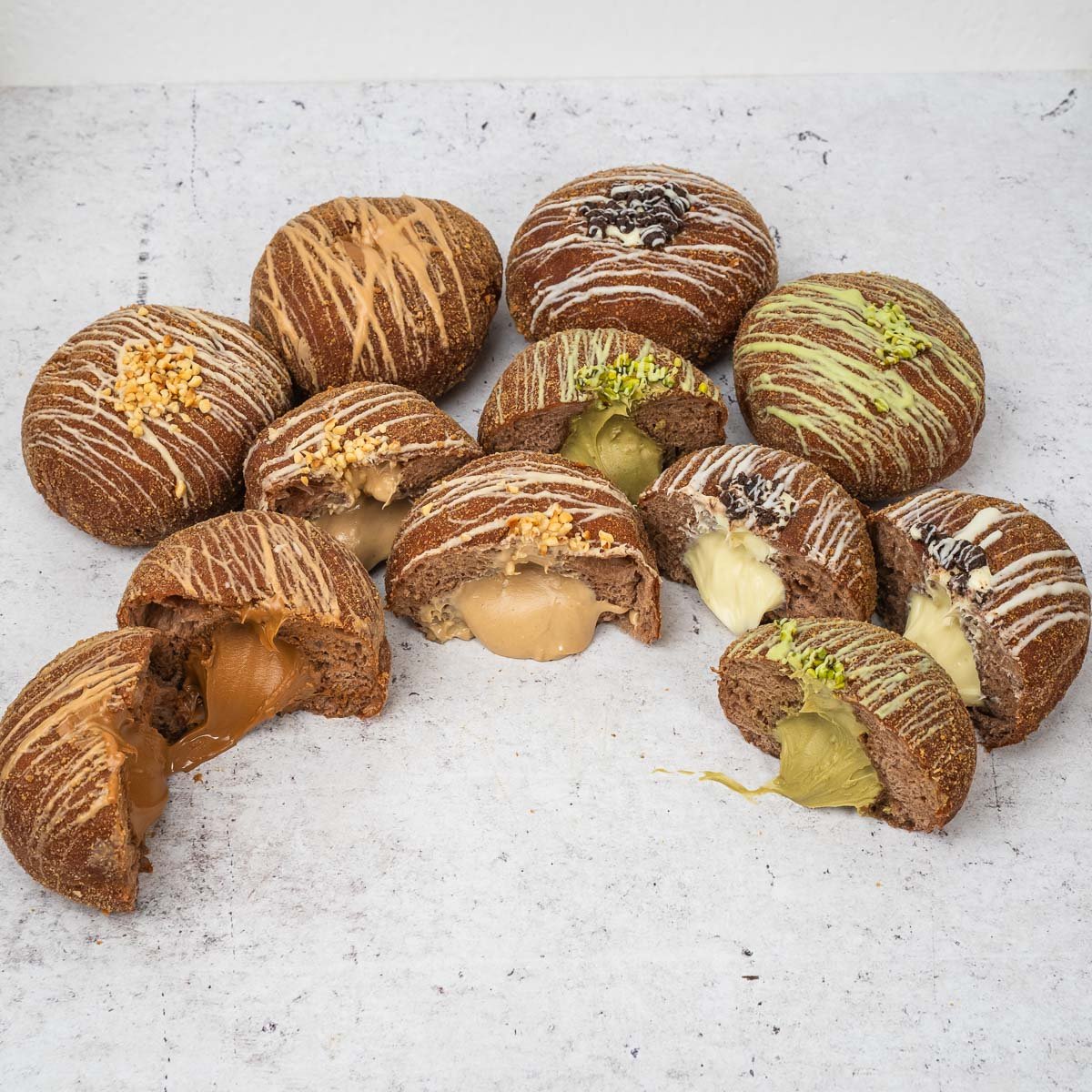Iris siciliane al cioccolato e caramello salato ciokocaramel 150g - 4 pezzi - SicilyAddict