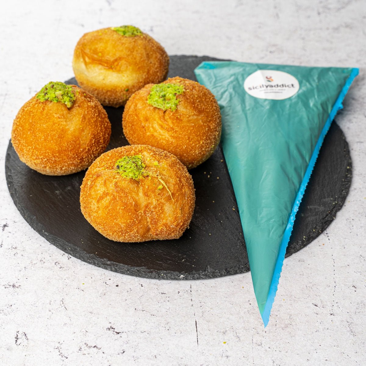 Iris siciliane al Pistacchio 150g - 4 pezzi - SicilyAddict