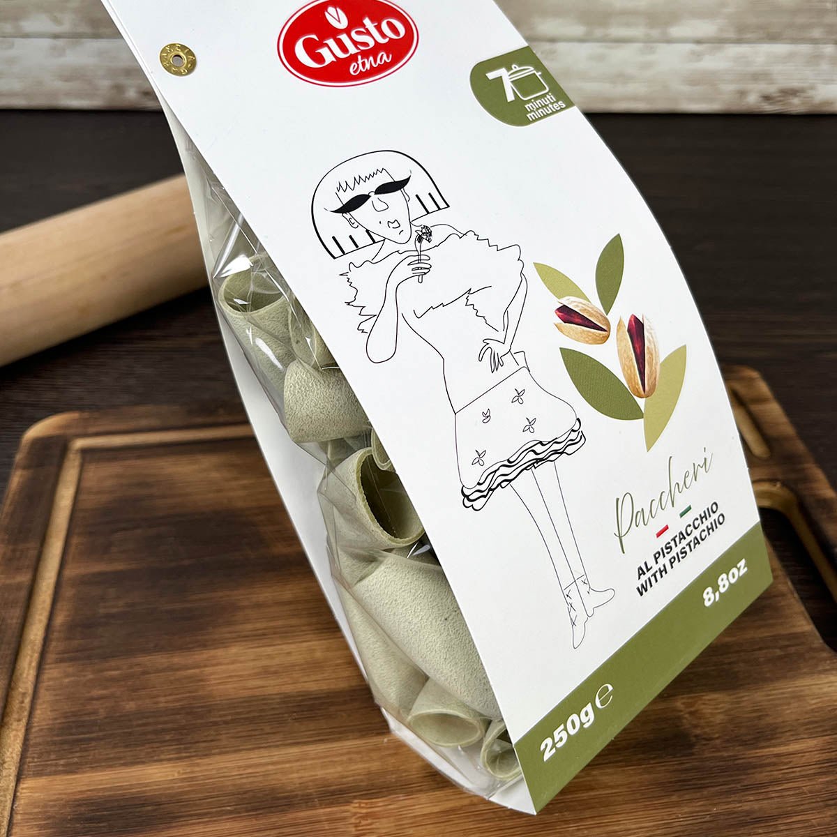 Paccheri al pistacchio 250g - SicilyAddict