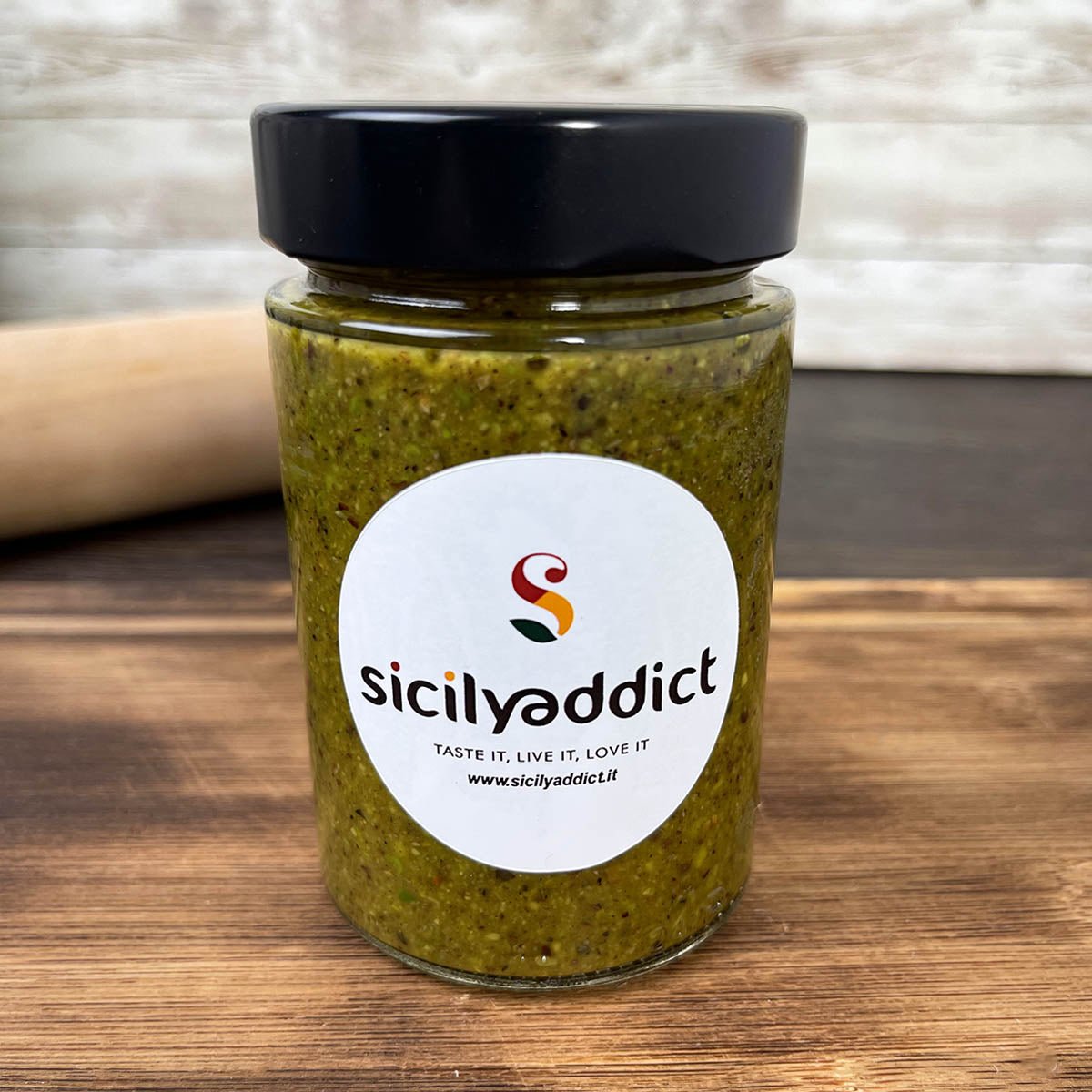 Pesto di pistacchio e tartufo 190g - SicilyAddict
