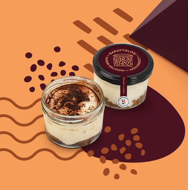 Tiramisù siciliano in barattolo 120g - SicilyAddict