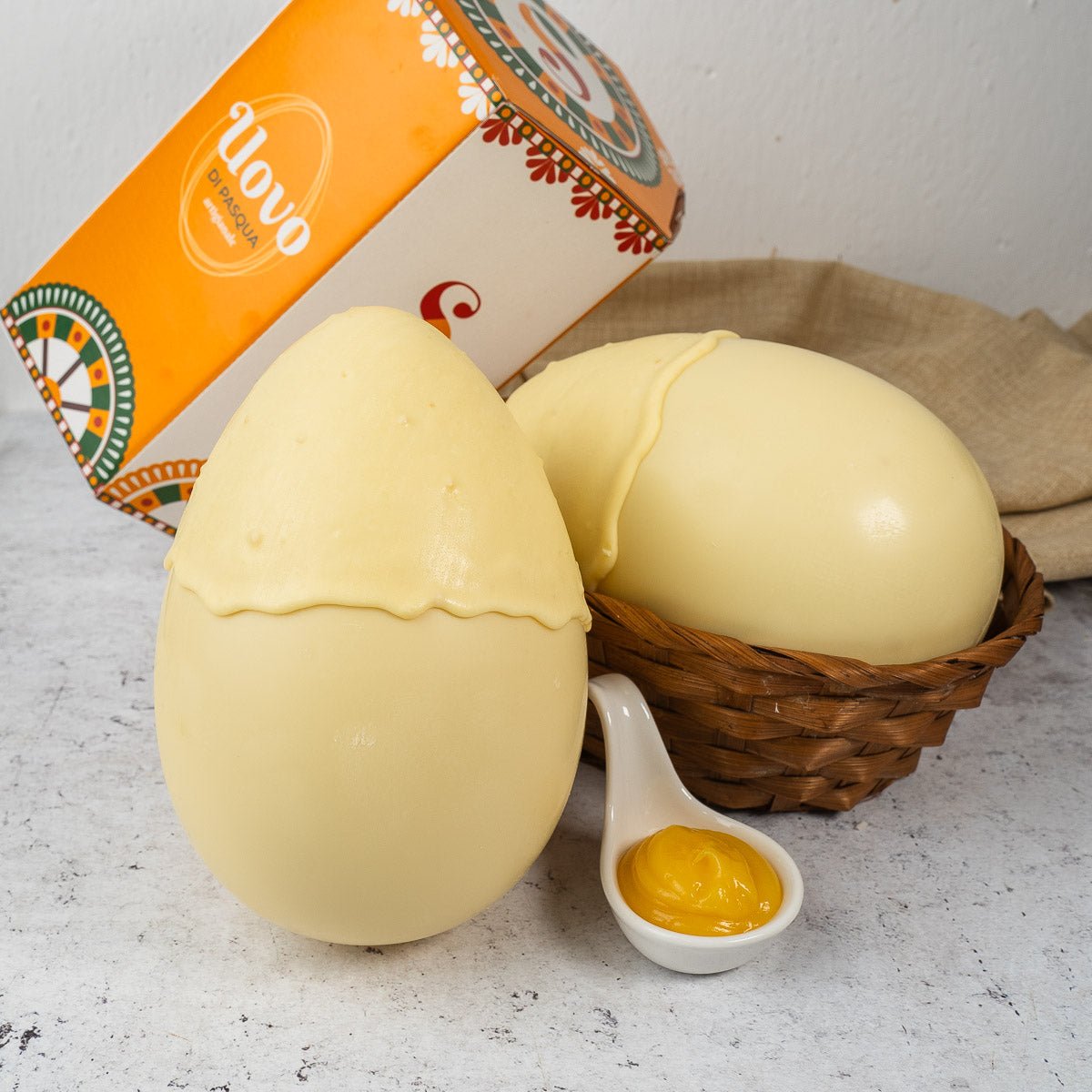 Uovo di Pasqua artigianale al limone 350g - SicilyAddict