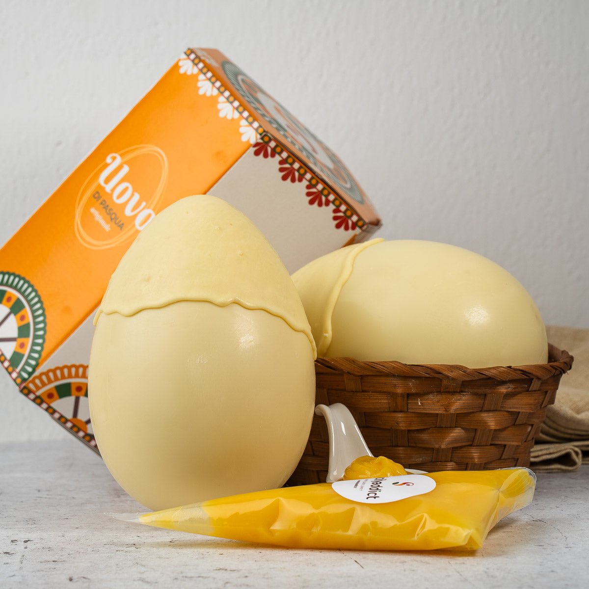 Uovo di Pasqua artigianale al limone 350g - SicilyAddict
