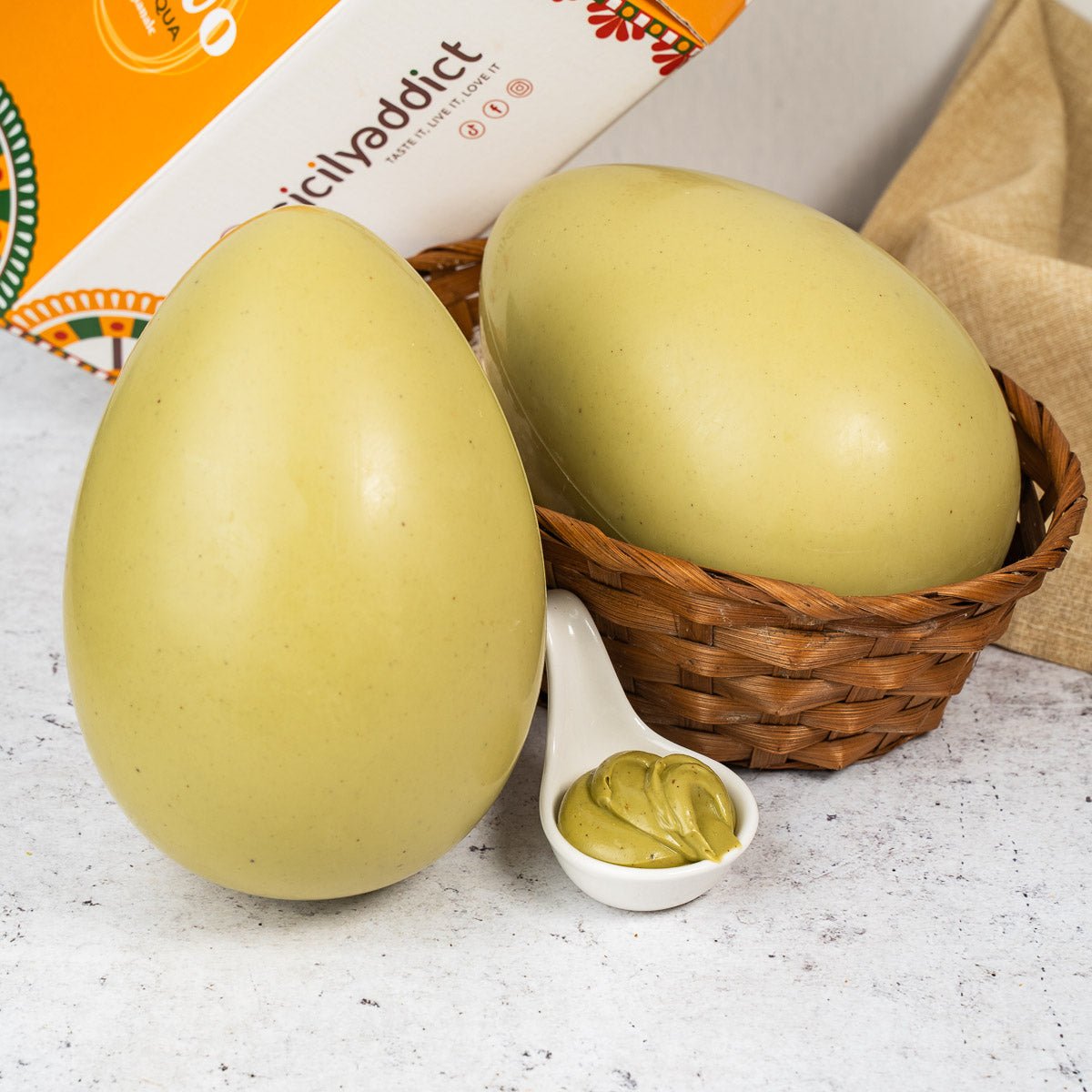 Uovo di Pasqua artigianale Pistacchiotto 350g - SicilyAddict