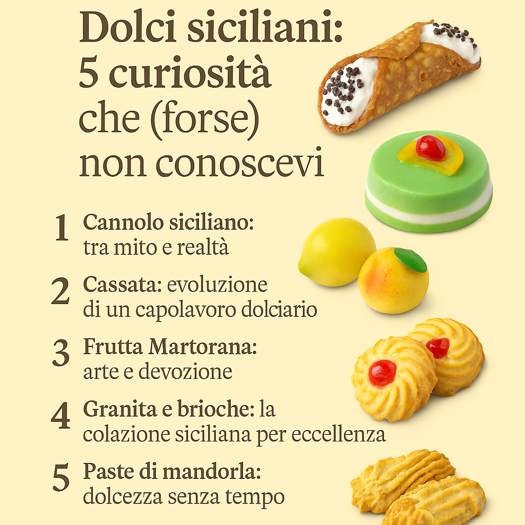 Dolci siciliani: 5 curiosità che (forse) non conoscevi