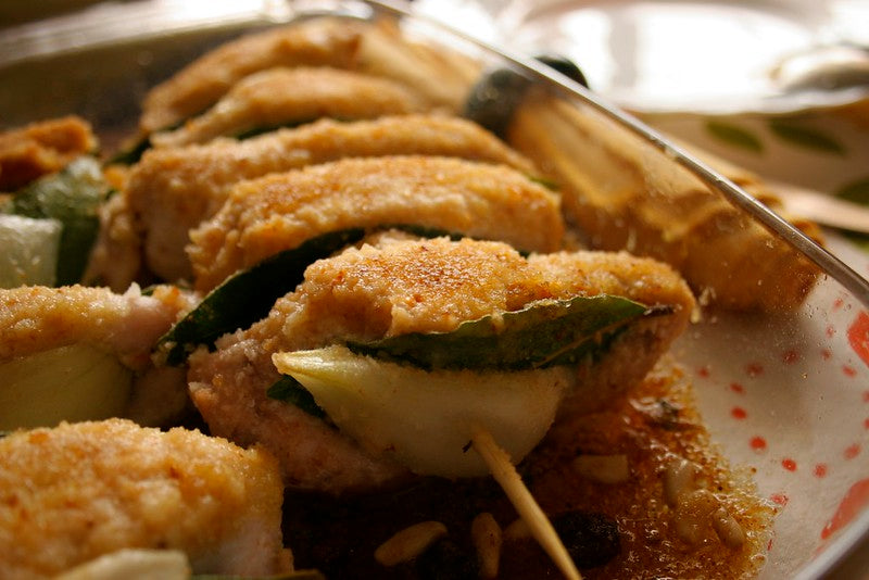 Involtini di pesce spada alla siciliana