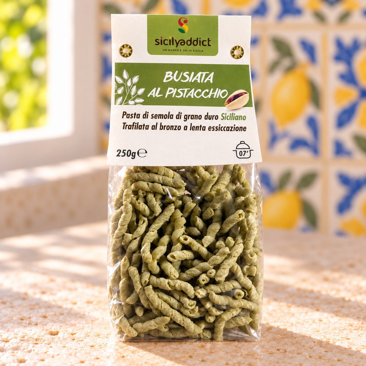 Busiate al pistacchio 250g – foto SicilyAddict