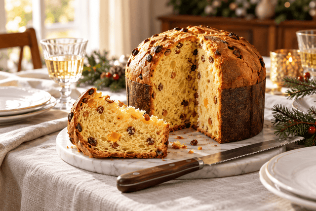 Come servire e tagliare il panettone sulla tavola di Natale - SicilyAddict