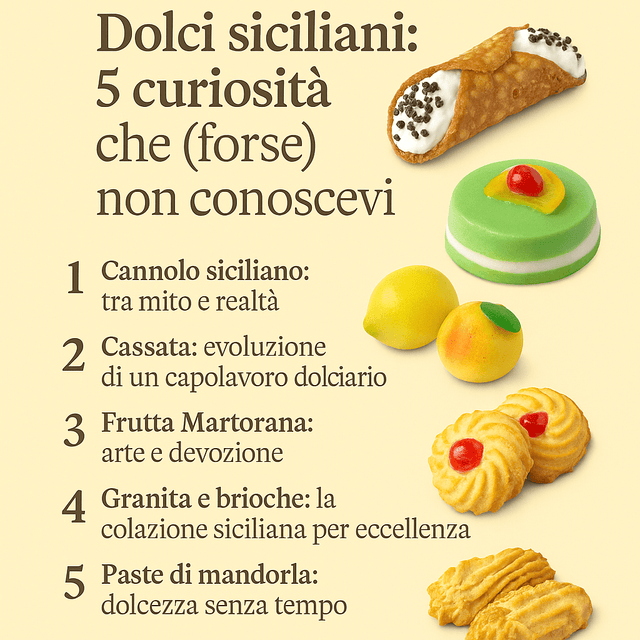 Dolci siciliani: 5 curiosità che (forse) non conoscevi - SicilyAddict
