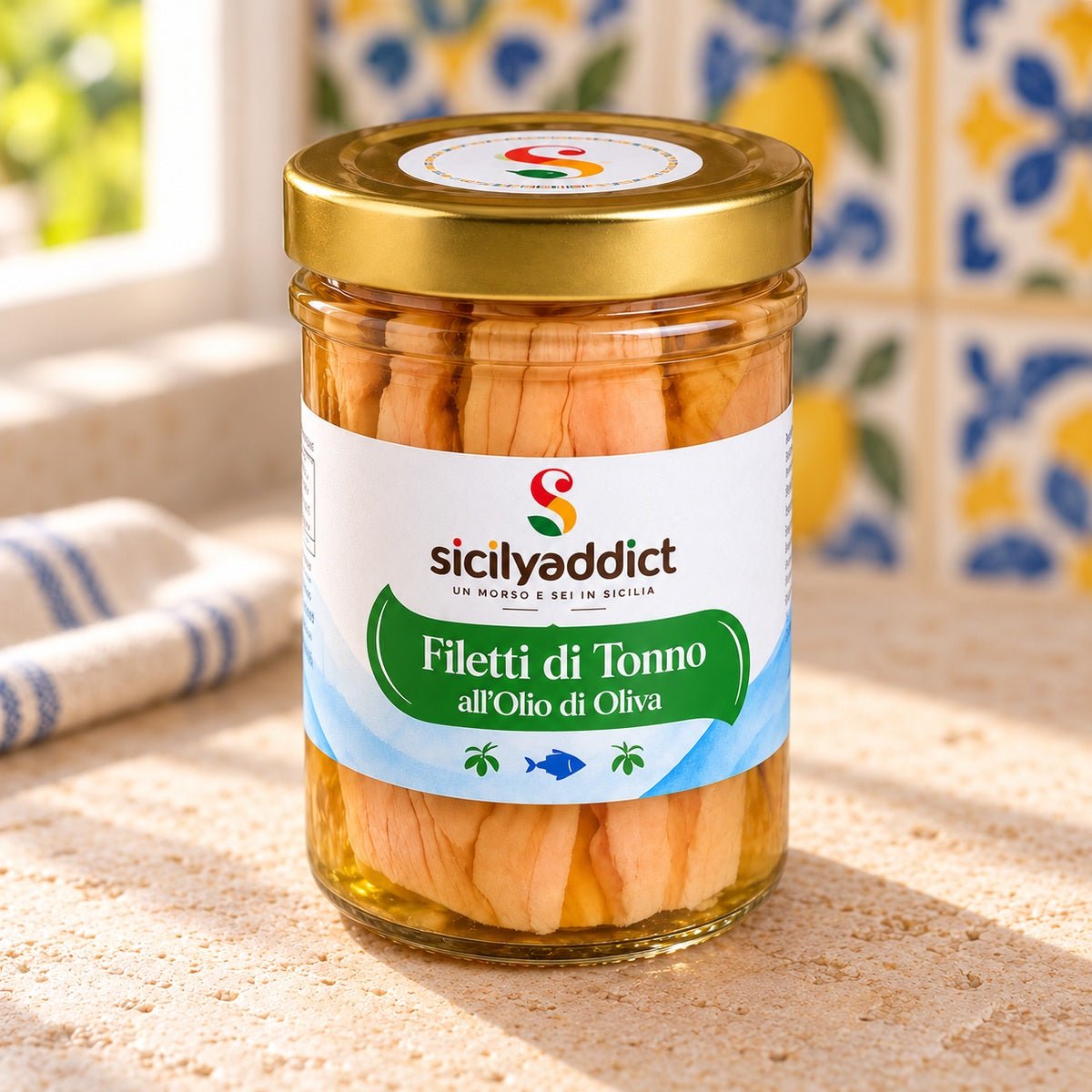 Filetti di Tonno in olio di oliva 200g – foto SicilyAddict