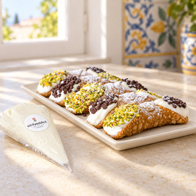 Kit cannoli siciliani con ricotta di pecora – foto SicilyAddict