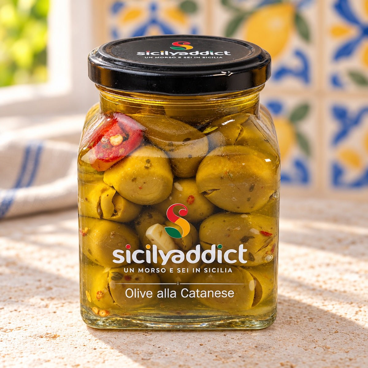Olive alla catanese 280g – foto SicilyAddict