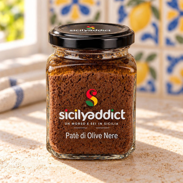 Patè di olive nere 180 g – foto SicilyAddict