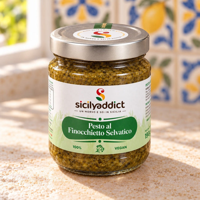 Pesto di finocchietto selvatico 190g – foto SicilyAddict