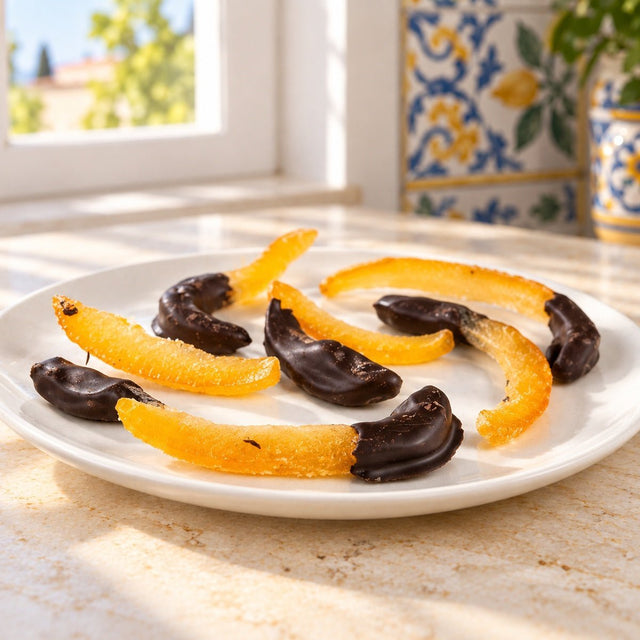 Scorzette d’arancia al cioccolato: candito, copertura e assaggio - SicilyAddict