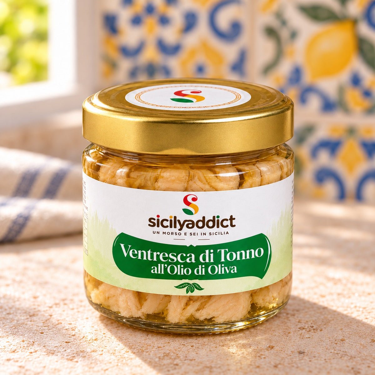 Vasetto di ventresca di tonno in olio di oliva