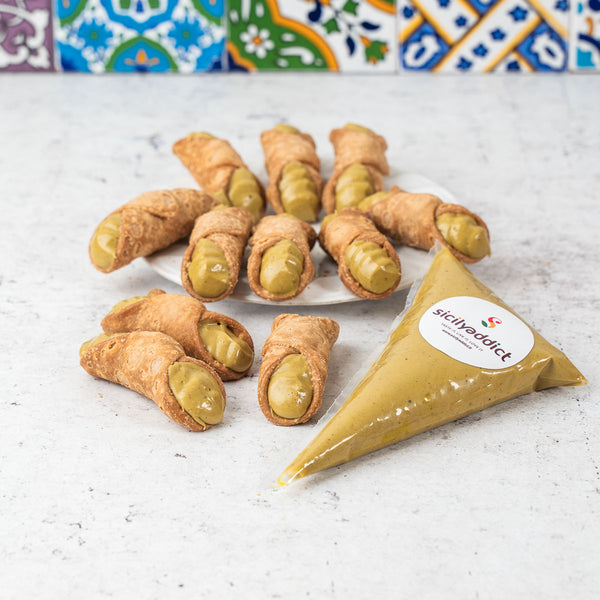 Kit cannolicchi siciliani con crema a lunga conservazione