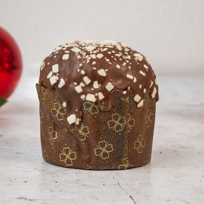 Panettoncino artigianale farcito ai Tre Cioccolati 150g