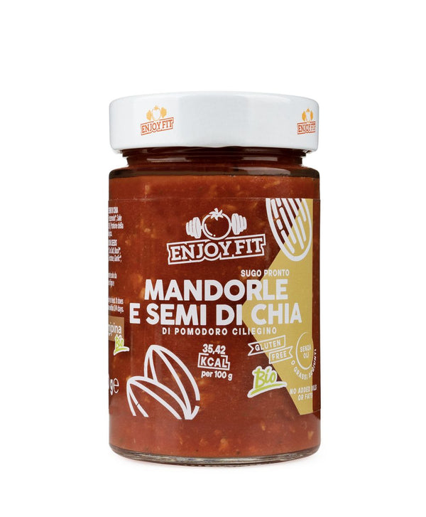 Sugo pronto mandorle e semi di chia di pomodoro ciliegino 200g