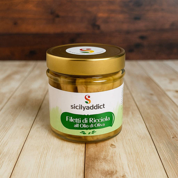 Amberjack fillets in Sicilian olive oil 200g